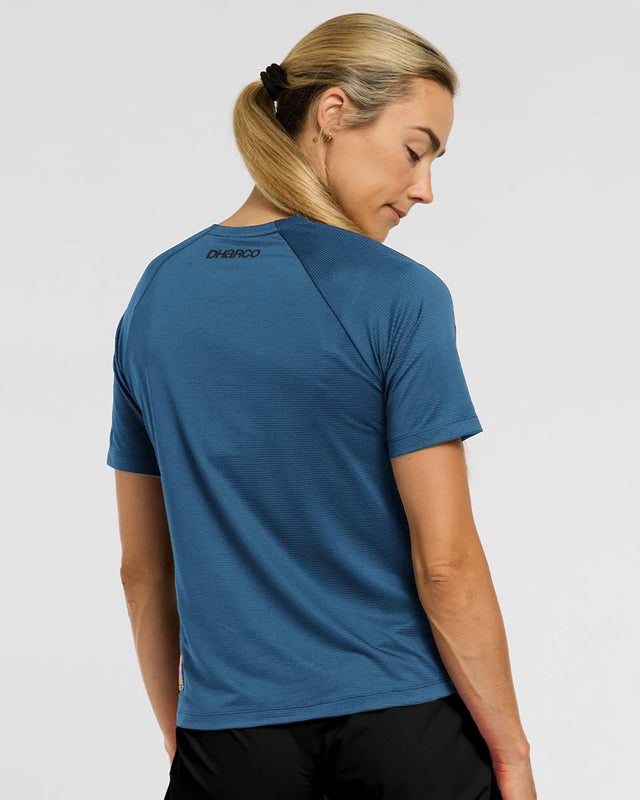 Womens Ather Short Sleeve Jersey | Moroccan Blue