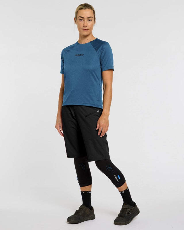 Womens Ather Short Sleeve Jersey | Moroccan Blue