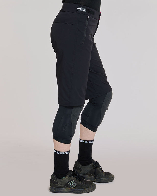 Womens Gravity Shorts | Black