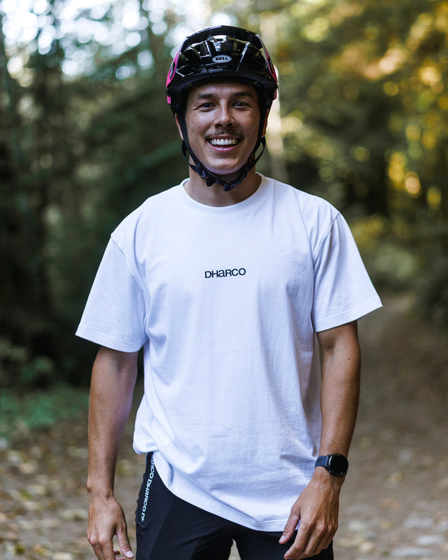 Mens Cotton Tee | White Kentaro