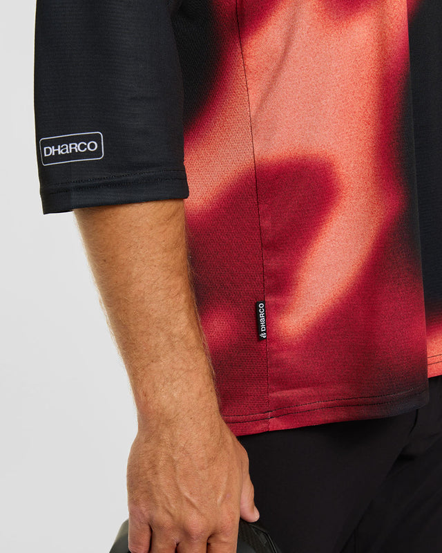 Mens 3/4 Sleeve Jersey | Infrared