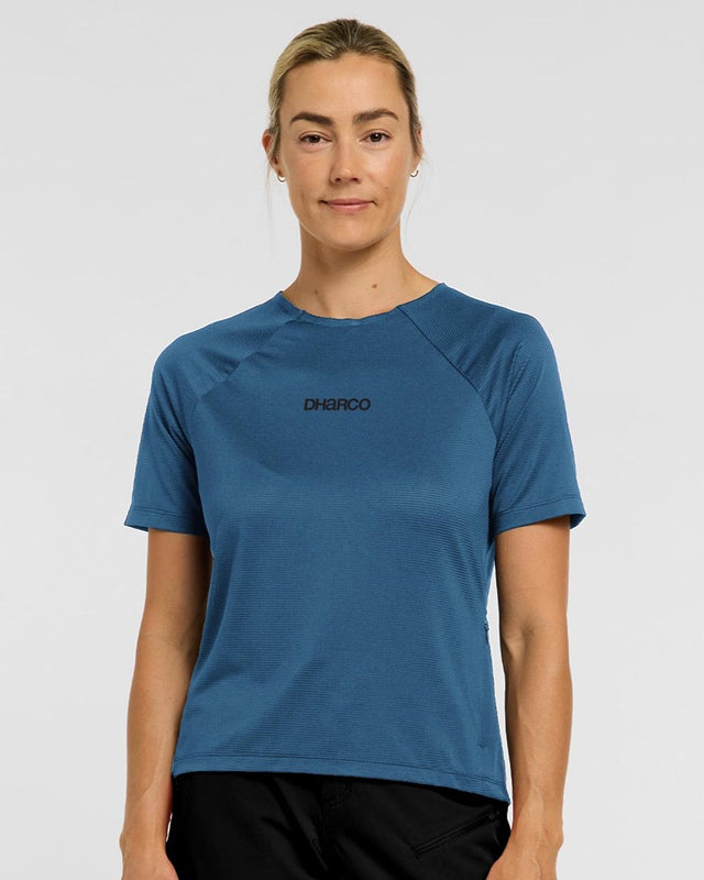 Womens Ather Short Sleeve Jersey | Moroccan Blue