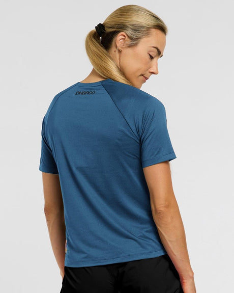Womens Ather Short Sleeve Jersey | Moroccan Blue