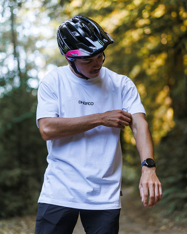 Mens Cotton Tee | White Kentaro