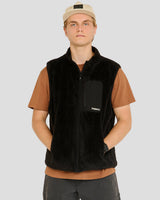 Mens Sherpa Vest | Black | MENS | TOPS | FLEECE AND HOODIES | VEST | DHaRCO | MTB | Image 2 of 6