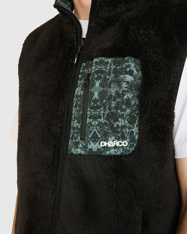 Mens Sherpa Vest | Vein | MENS | TOPS | FLEECE AND HOODIES | VEST | DHaRCO | MTB | Image 8 of 10