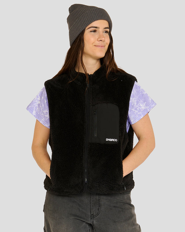 Womens Sherpa Vest | Black | WOMENS | TOPS | JACKETS | DHaRCO | MTB | Image 3 of 8