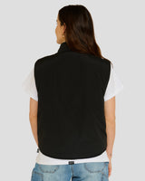 Womens Sherpa Vest | Leopard